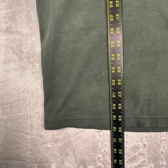 Vintage Y2K Metal Mulisha Army Green Skull With Helmet Graphic T-shirt Size XL - Picture 4 of 7